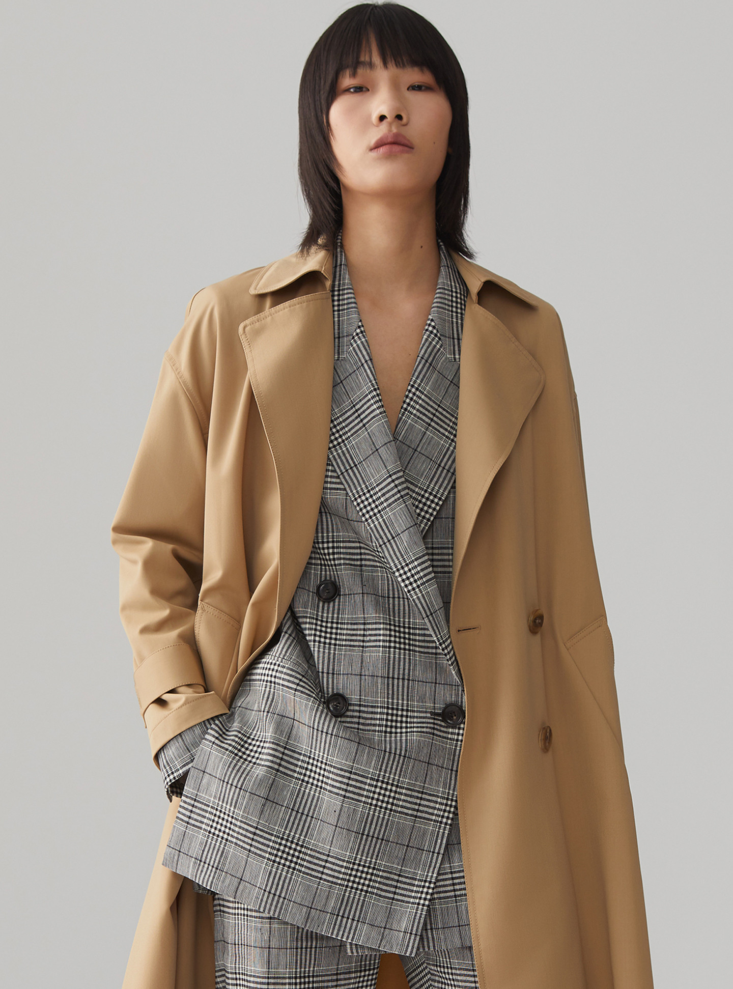 Icicle Women Styles Push Trench Coat