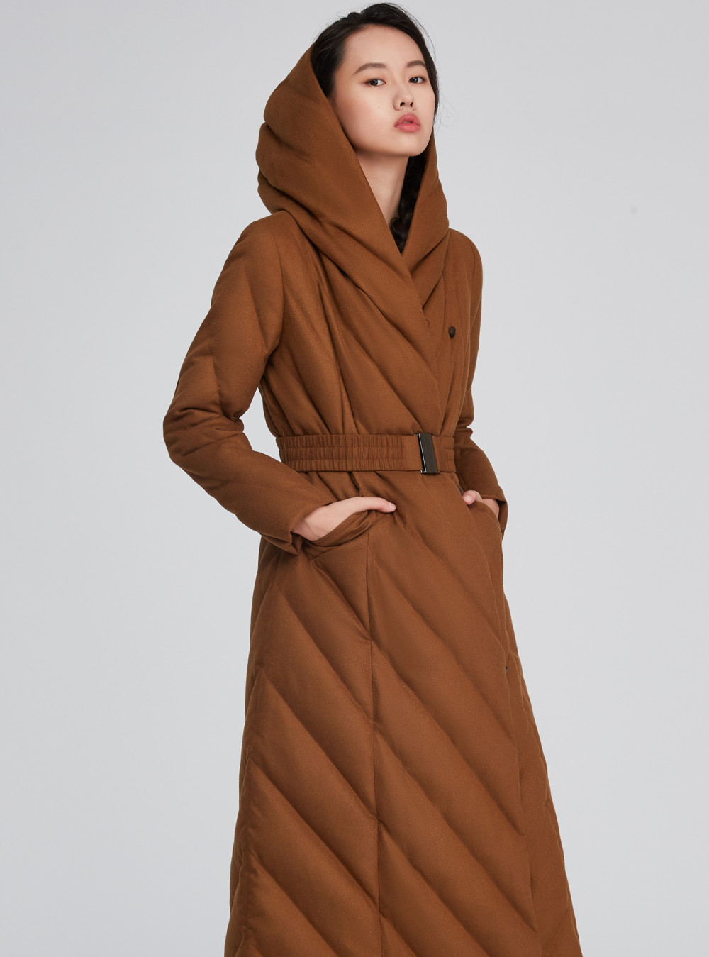 Icicle Women Styles Push Natural Fabric Downcoat